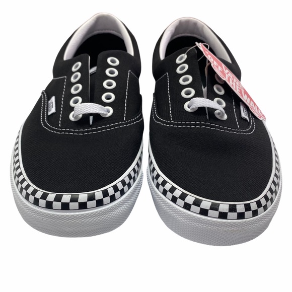 NWT Vans Check Foxing Black White Sz 9 - Picture 2 of 6